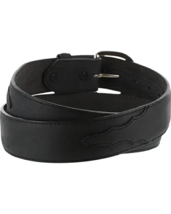 Justin Men's Leather Overlay Belt -Western Cowboy Clothing 1000007870 001 P2