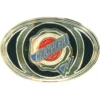 Western Express Men's Black Chrysler Trademark Buckle