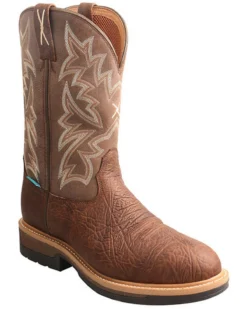 Twisted X Men's Lite Cowboy Western Work Boots - Composite Toe