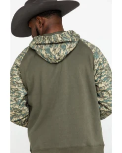 Ariat Men's Camo Patriot Hooded Sweatshirt -Western Cowboy Clothing 2000281580 300 P5