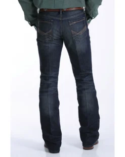 Cinch Men's Ian Med Rinse Slim Bootcut Jeans