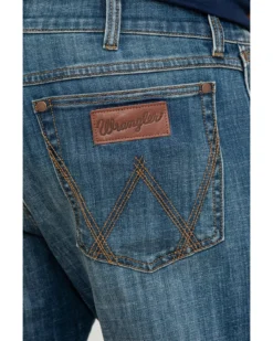 Wrangler Retro Men's Celina Stretch Slim Straight Jeans - Long -Western Cowboy Clothing 2000292745 400 P4