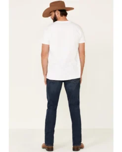 Ariat Men's M4 Denali Malone Dark Stretch Stackable Relaxed Straight Jeans -Western Cowboy Clothing 2000333947 400 P3