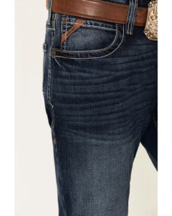 Ariat Men's M4 Denali Malone Dark Stretch Stackable Relaxed Straight Jeans -Western Cowboy Clothing 2000333947 400 P5