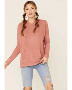 Angie Women's Brushed Hacci Hooded Sweatshirt