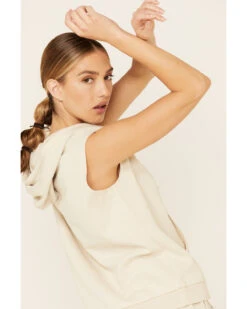 Beyond The Radar Women's Cloud Tie Dye Hooded Tank -Western Cowboy Clothing 2000336355 103 P5