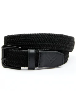 Hawx Men's Braided Leather Detail Work Belt