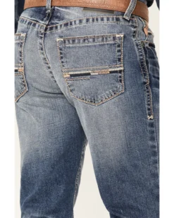 Ariat Men's M4 Dakota Medium Wash Stretch Relaxed Straight Jeans 7 Ariat Men's M4 Dakota Medium Wash Stretch Relaxed Straight Jeans -Western Cowboy Clothing 2000341795 400 P4