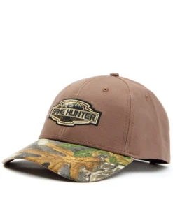 H3 Sportgear Men's Camo Print Game Hunter Embroidered Logo Ball Cap
