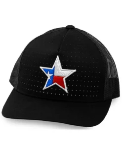 Oil Field Hats Men's Golf Texas Star Patch Mesh-Back Ball Cap