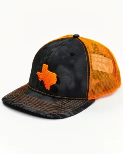 Oil Field Hats Men's Kryptek & Orange Texas State Patch Mesh-Back Ball Cap