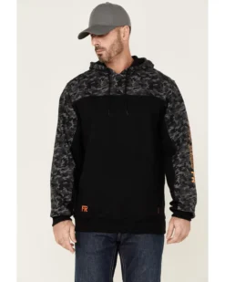 Cody James Men's FR Printed Fleece Hooded Work Sweatshirt - Tall