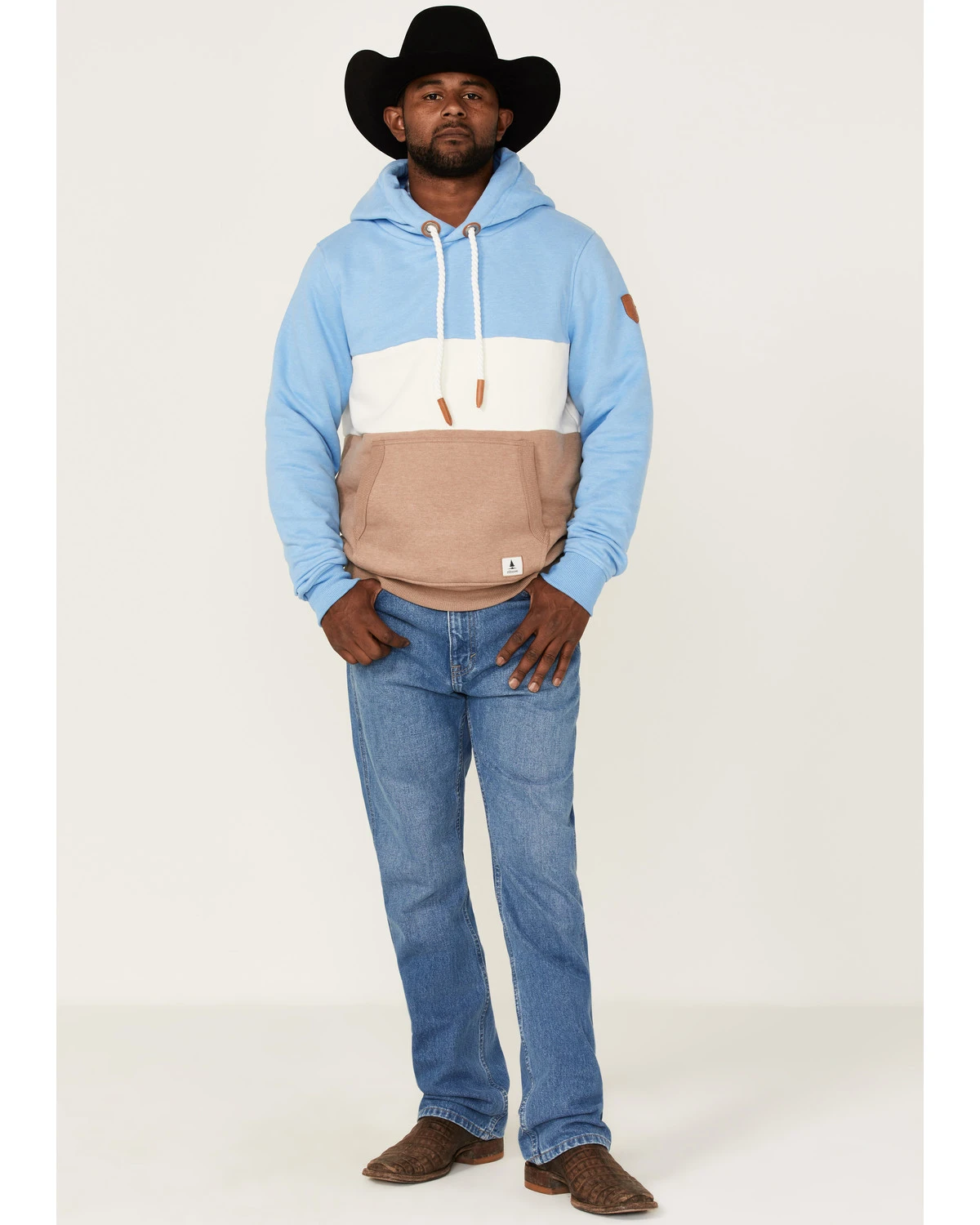 Wanakome Men's Rivera Colorblock Pullover Hooded Sweatshirt 2 Wanakome Men's Rivera Colorblock Pullover Hooded Sweatshirt - Image 2