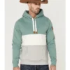 Wanakome Men's Colorblock Rivera Hooded Pullover Sweatshirt