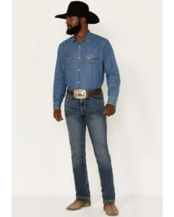 Ariat Men's M8 Texarcana Judson Medium Wash Modern Slim Straight Jeans