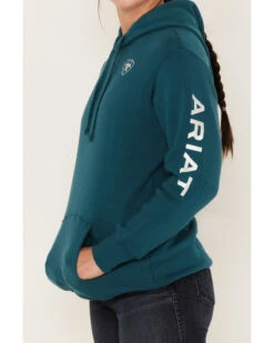 Ariat Women's Embroidered Logo Hoodie 6 Ariat Women's Embroidered Logo Hoodie -Western Cowboy Clothing 2000374275 400 P3