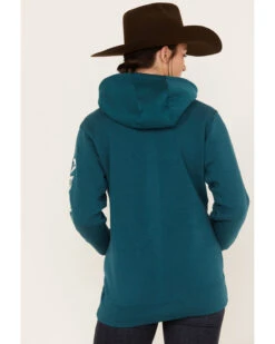 Ariat Women's Embroidered Logo Hoodie 7 Ariat Women's Embroidered Logo Hoodie -Western Cowboy Clothing 2000374275 400 P4