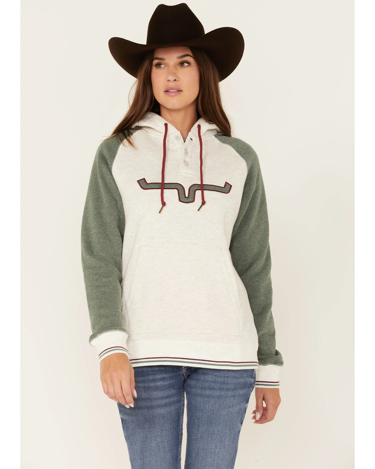 Kimes Ranch Women's Amigo Logo Hooded Pullover 1 Kimes Ranch Women's Amigo Logo Hooded Pullover