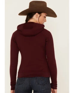RANK 45 Women's Technical Waffle Knit Hooded Top -Western Cowboy Clothing 2000380740 640 P4