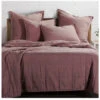 HiEnd Accents Sarsaparilla Stonewashed Cotton Canvas King Coverlet Set