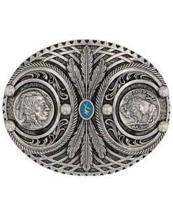 Montana Silversmiths Spirit Of The Buffalo Nickel Attitude Buckle