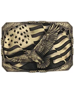 Montana Silversmiths Forever Free Heritage Attitude Buckle