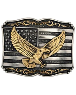 Montana Silversmiths Soaring Liberty Attitude Buckle
