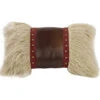 HiEnd Accents Mongolian Fur Throw Pillow