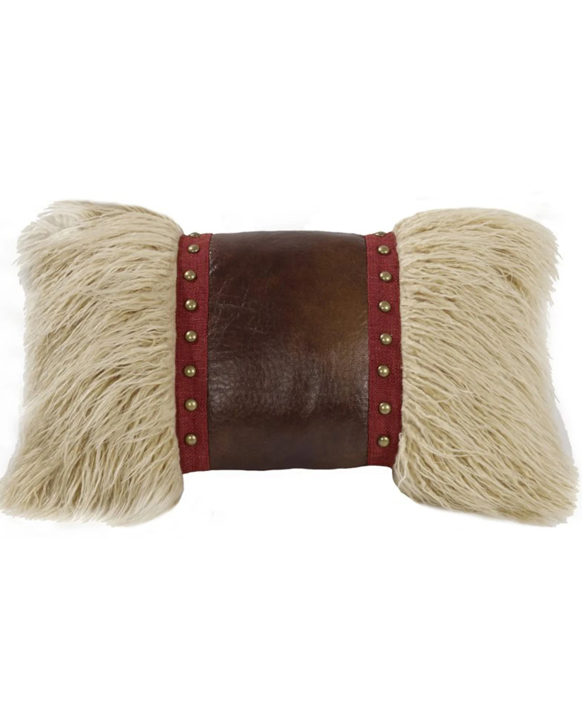 HiEnd Accents Mongolian Fur Throw Pillow 1 HiEnd Accents Mongolian Fur Throw Pillow