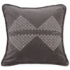 HiEnd Accents Embroidered Diamond Accent Pillow